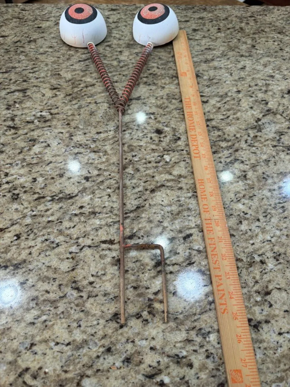 Halloween Metal Eyeball Yard Stakes Set of 3 | Spooky Garden & Lawn Decor | 25